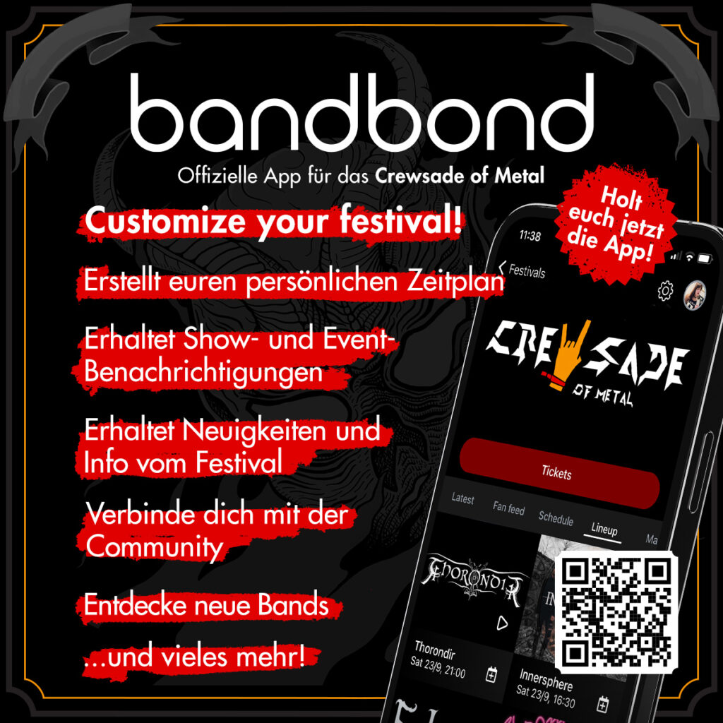 Festival App fürs fünfte Crewsade of Metal Festival